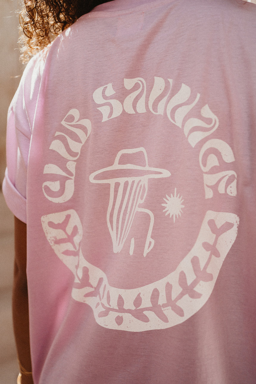 TEE SHIRT - CLUB SAUVAGE LILA