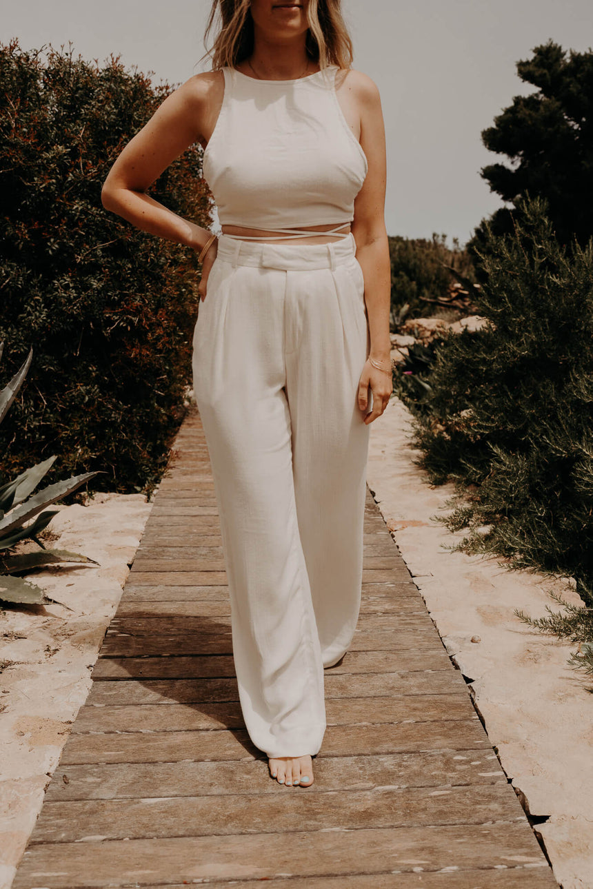 PANTALON FORMENTERA - ÉCRU