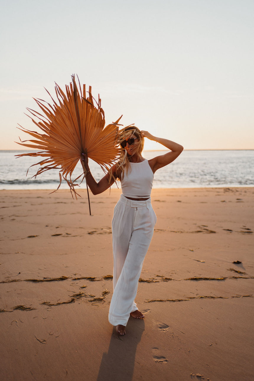 PANTALON FORMENTERA - ÉCRU
